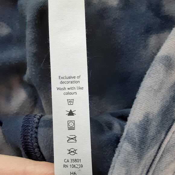 Lululemon Ready to High Rise Cropped Jogger Marble Dye Sweatpants Womens 14 - Picture 5 of 11